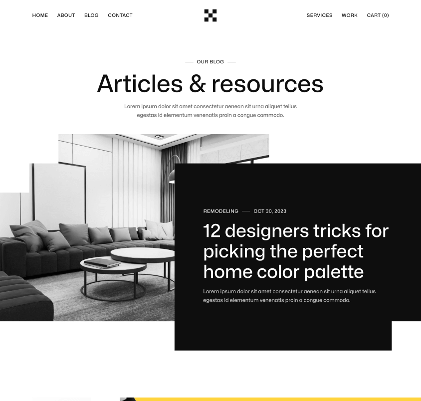 Contructify X - Blog V3 Page - Construction Webflow Template